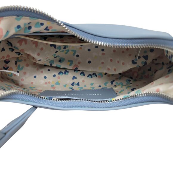 French Connection Sabrina Shoulder Bag with Pouch in Powder Blue NWT $98 - Picture 7 of 13